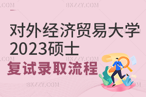 對外經(jīng)濟貿(mào)易大學2025年碩士研究生復試工作流程