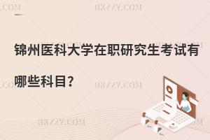 錦州醫(yī)科大學(xué)在職研究生考試有哪些科目？