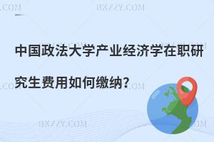 中國政法大學產業經濟學在職研究生費用如何繳納？