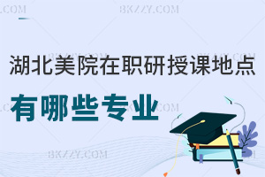 湖北美術學院在職研究生授課地點有哪些專業，優勢都有什么？